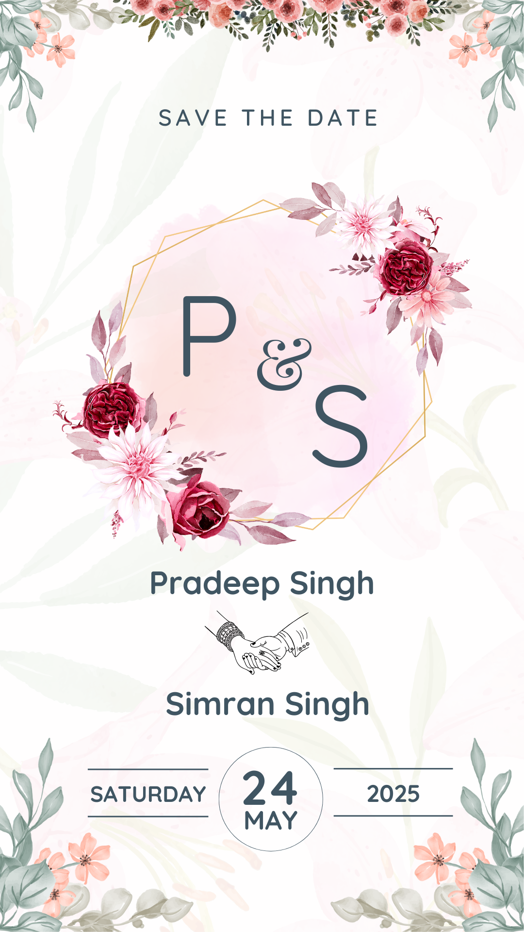Blush Petals – Wedding PDF Hindu