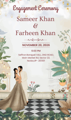Engagement Invitation Card Online – Make Your Own in Minutes