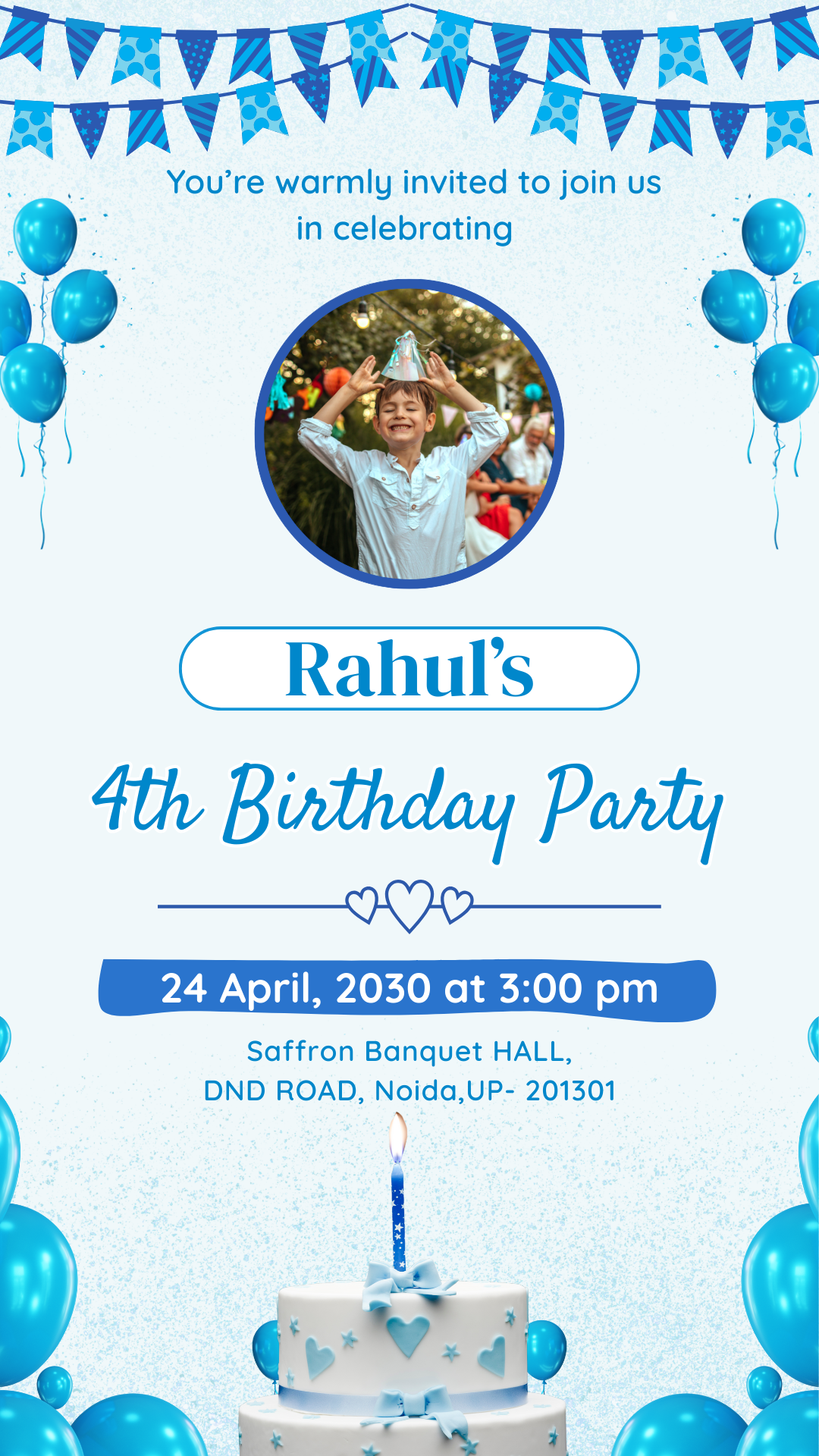 Candle & Cake – Birthday PDF Kids