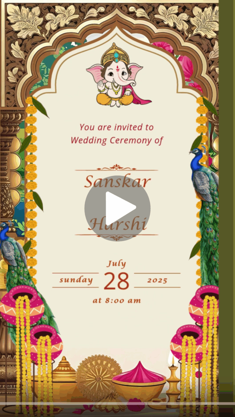 Shree Ganesh theme – Wedding Video