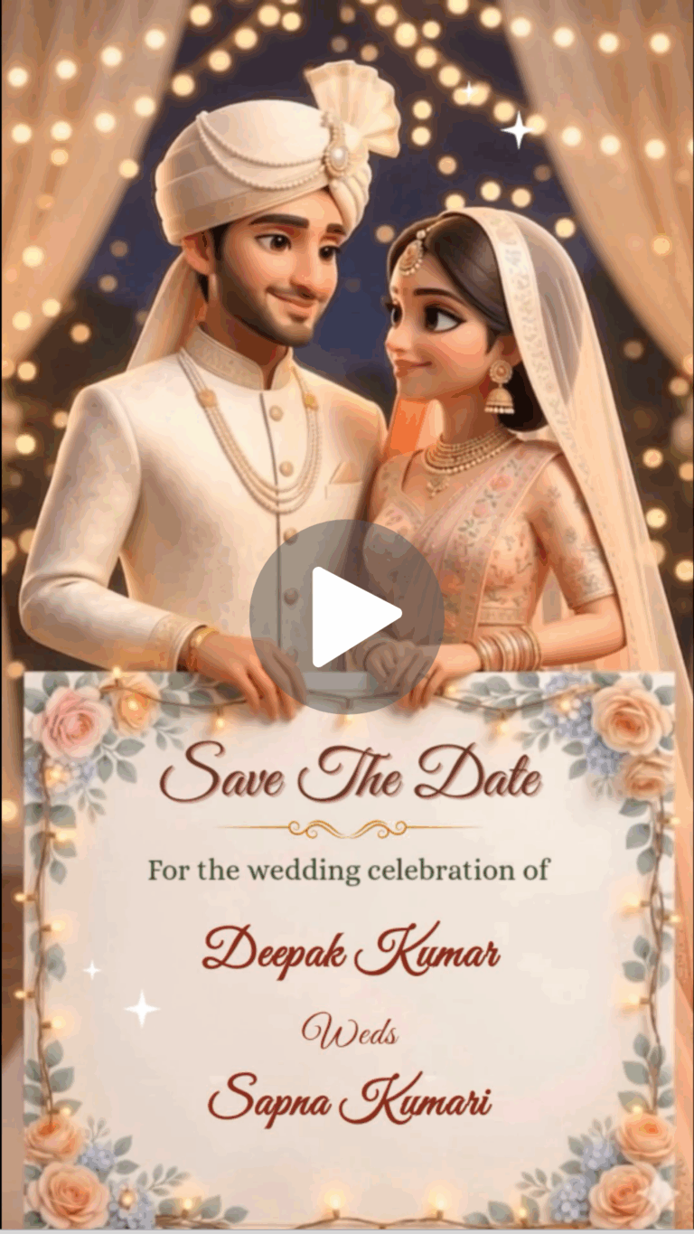 Save the date Signature Design – Wedding Video
