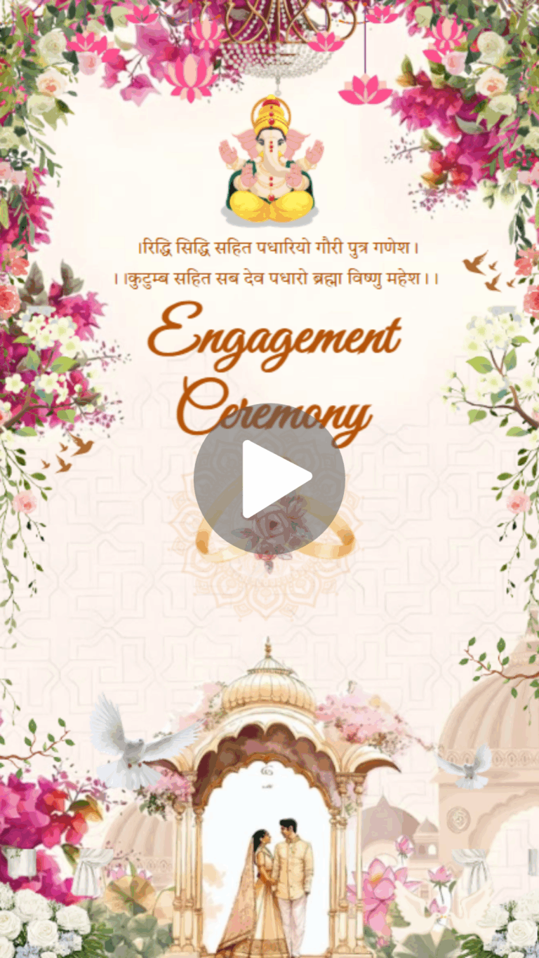 Floral Palace – Engagement Video