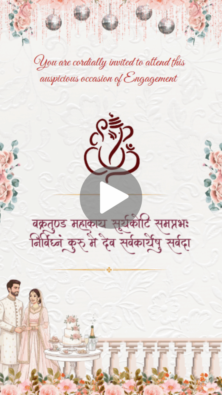 Luxury Ganesh – Engagement Video