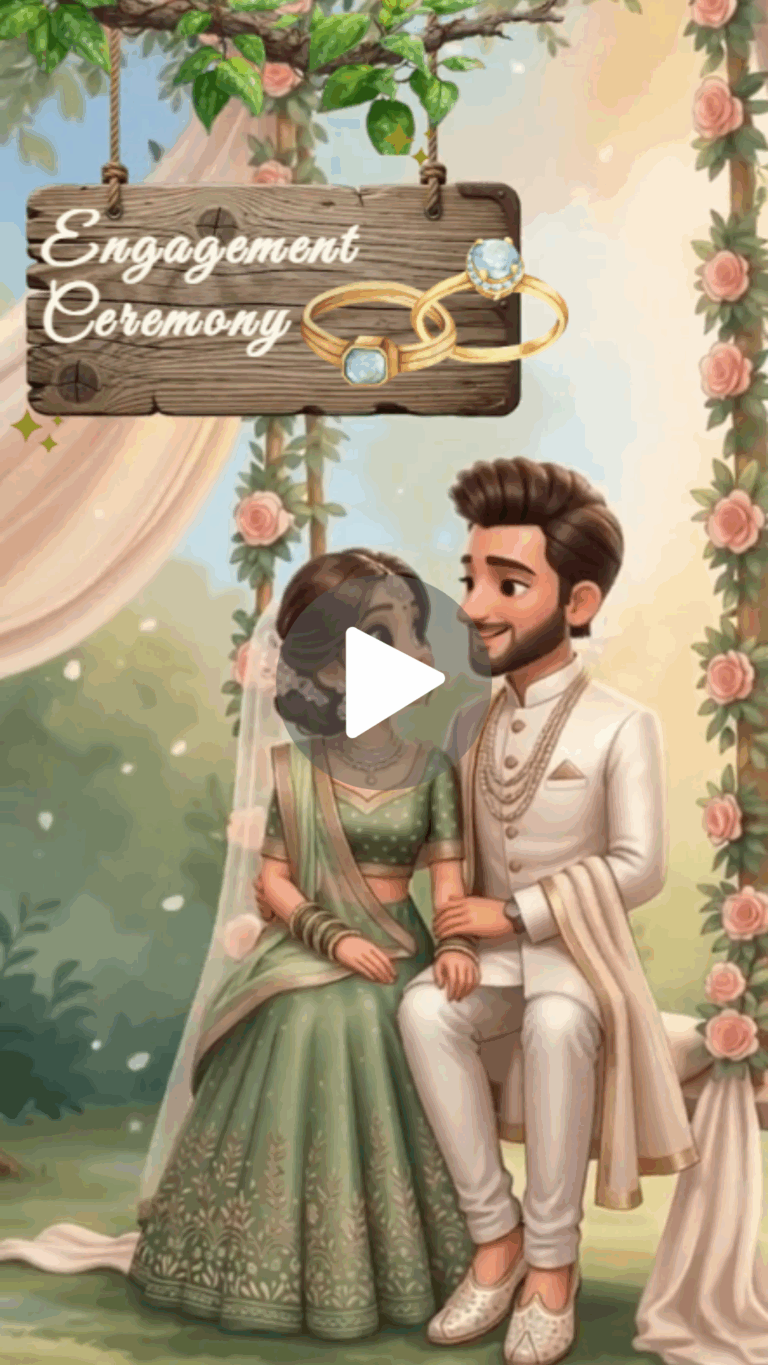 Charming Floral Couple – Engagement Video
