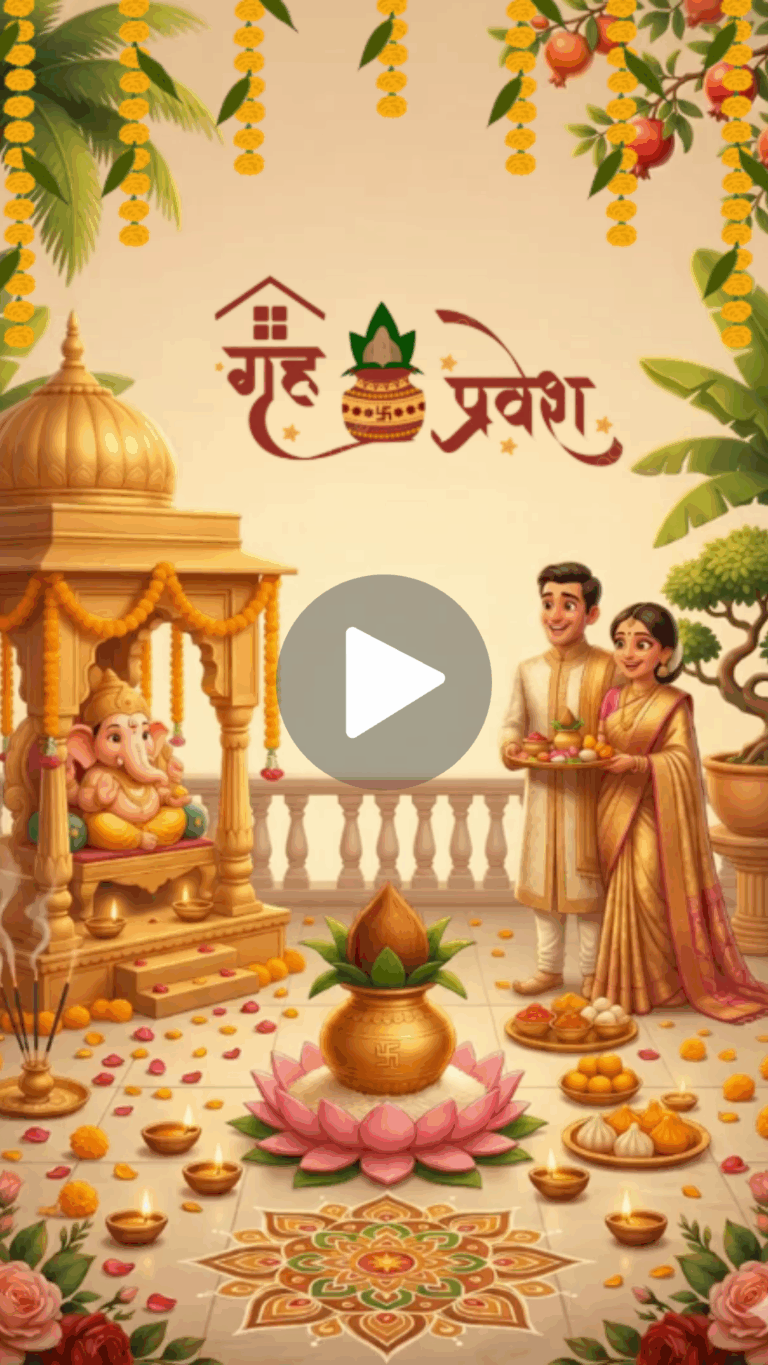 Ganpati Puja Kalash – House Warming Video