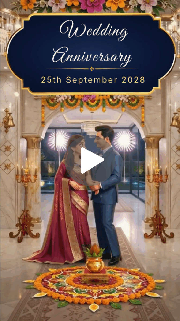 Elegant Royal Couple Theme – Anniversary Video