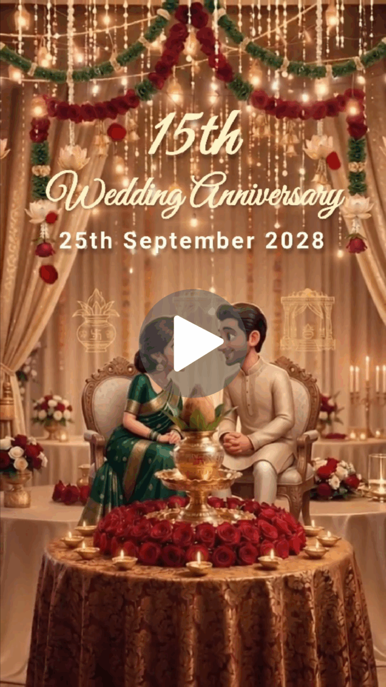 Traditional Mughal Elegance – Anniversary Video