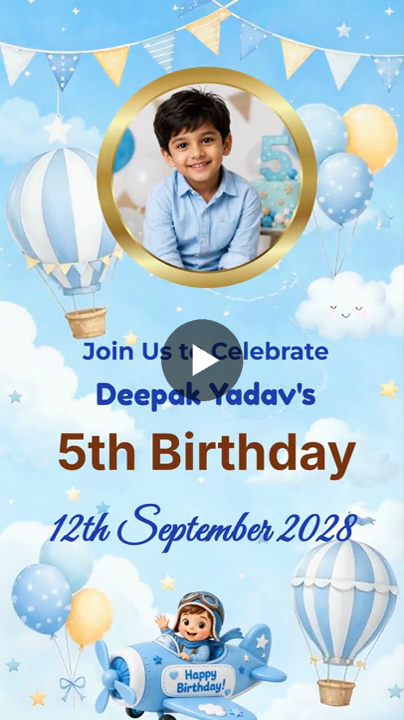 Sky High Adventure – Birthday Video Kids