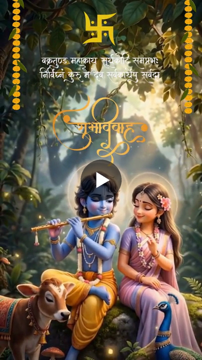 Krishna Radha Divine Love – Wedding Video
