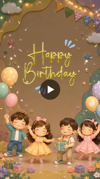 Joyful Celebration Kids – Birthday Video