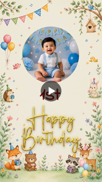 1st Birthday Celebration Classic – Birthday Video