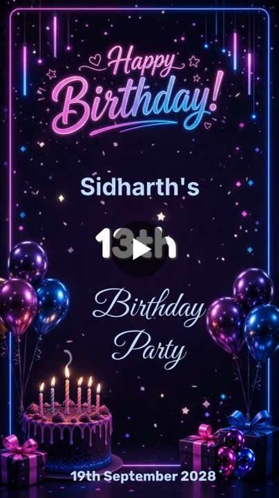 Party Starlit – Birthday Video