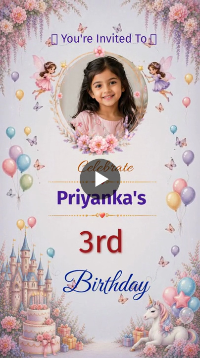 Enchanted Tale – Birthday Video