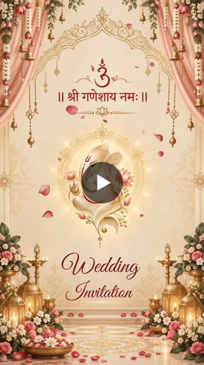Elegant Ganesh Blessings – Wedding Video
